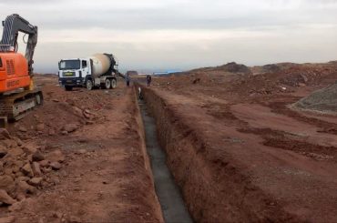 پروژه اجرای تاسیسات آبرسانی و شبکه فاضلاب معابر فاز ۲ شهرک حمل و نقل موسسات باربری تهران